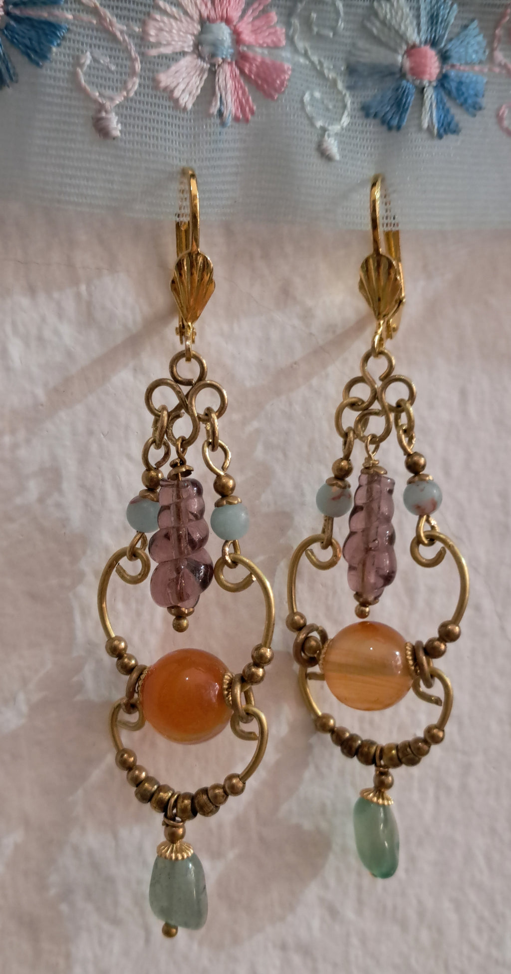 Pendientes vintage artesanales