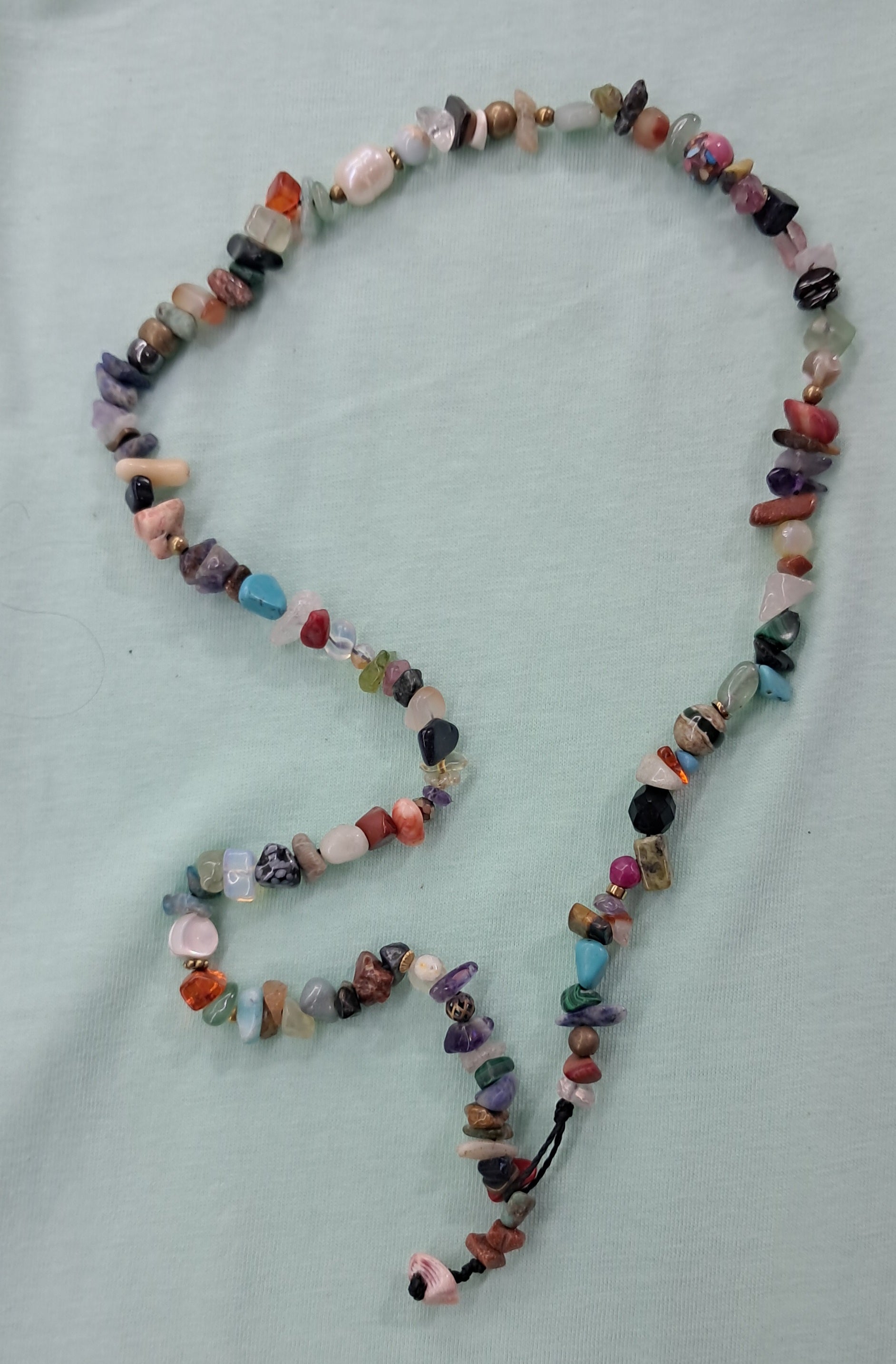 Collar chips minerales