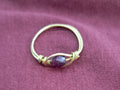Anillo   hecho a mano, de rubi.