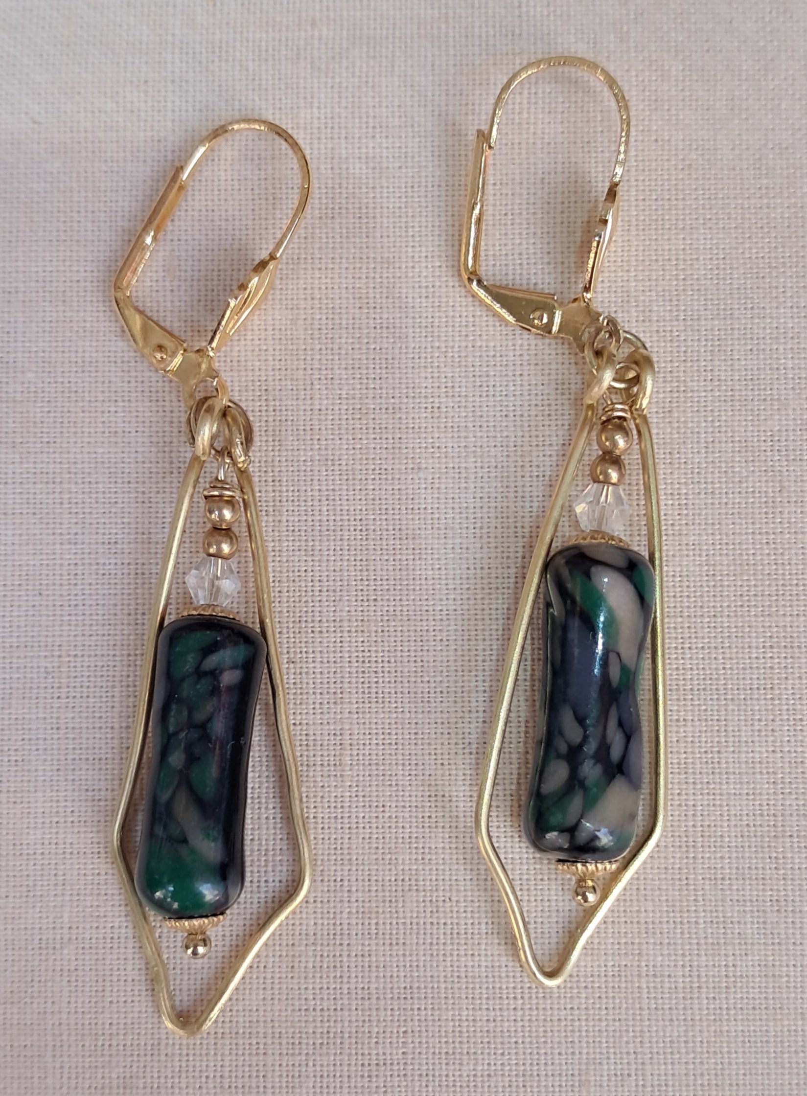 Pendientes estilo artdeco