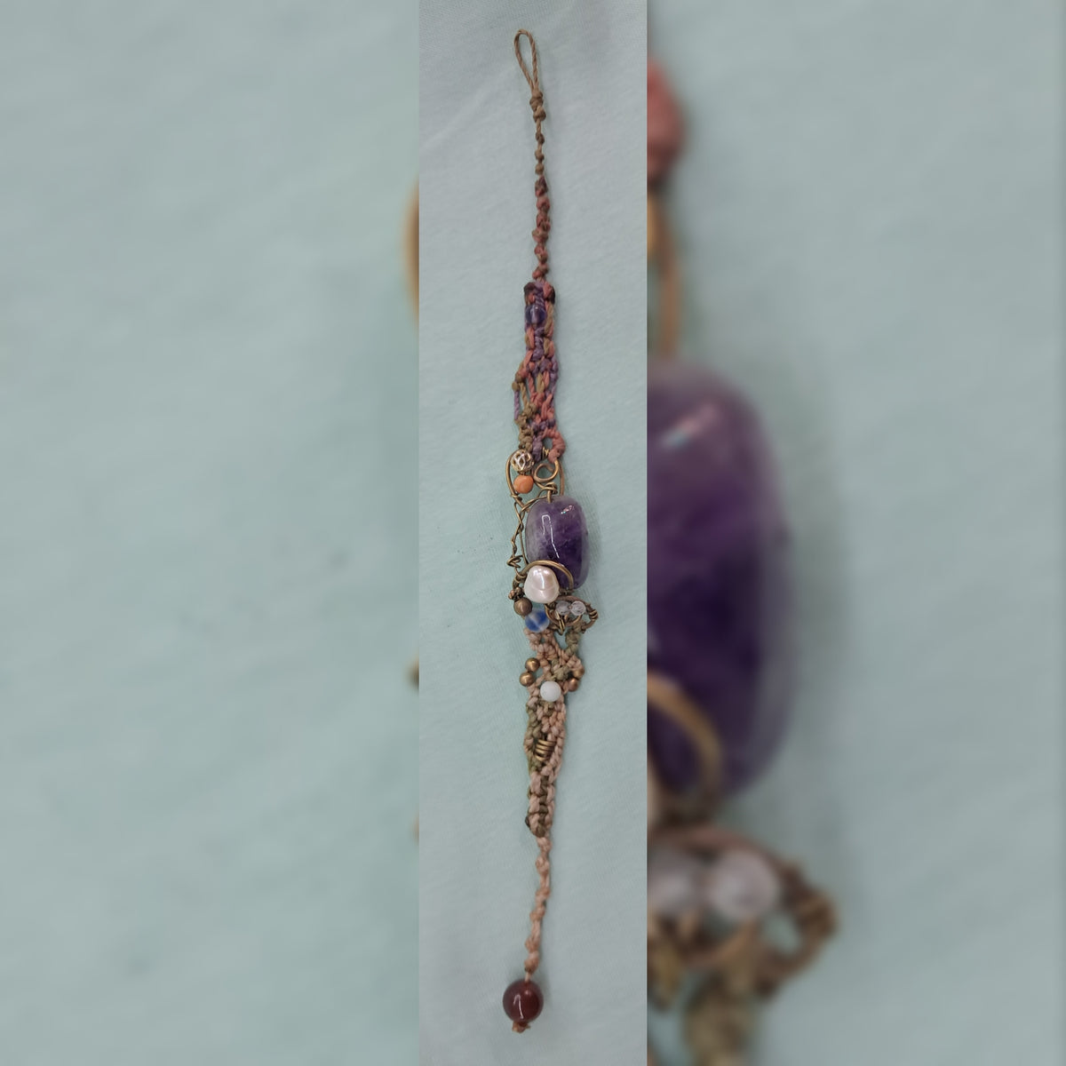 Pulsera de diseño amatista