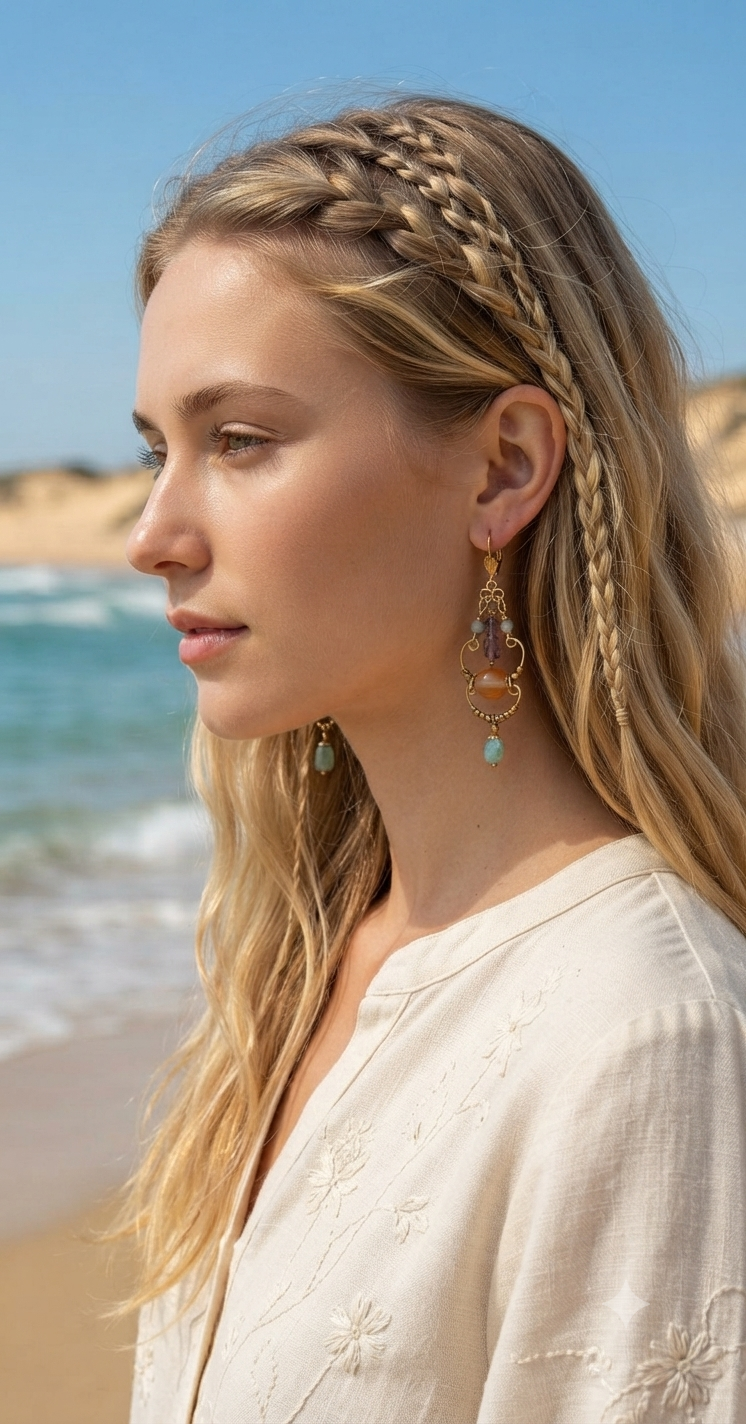 Pendientes vintage artesanales