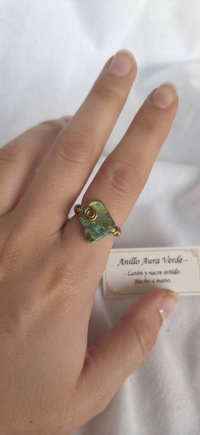 Anillo Aura Verde
