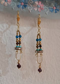 Pendientes artdeco cuarzo
