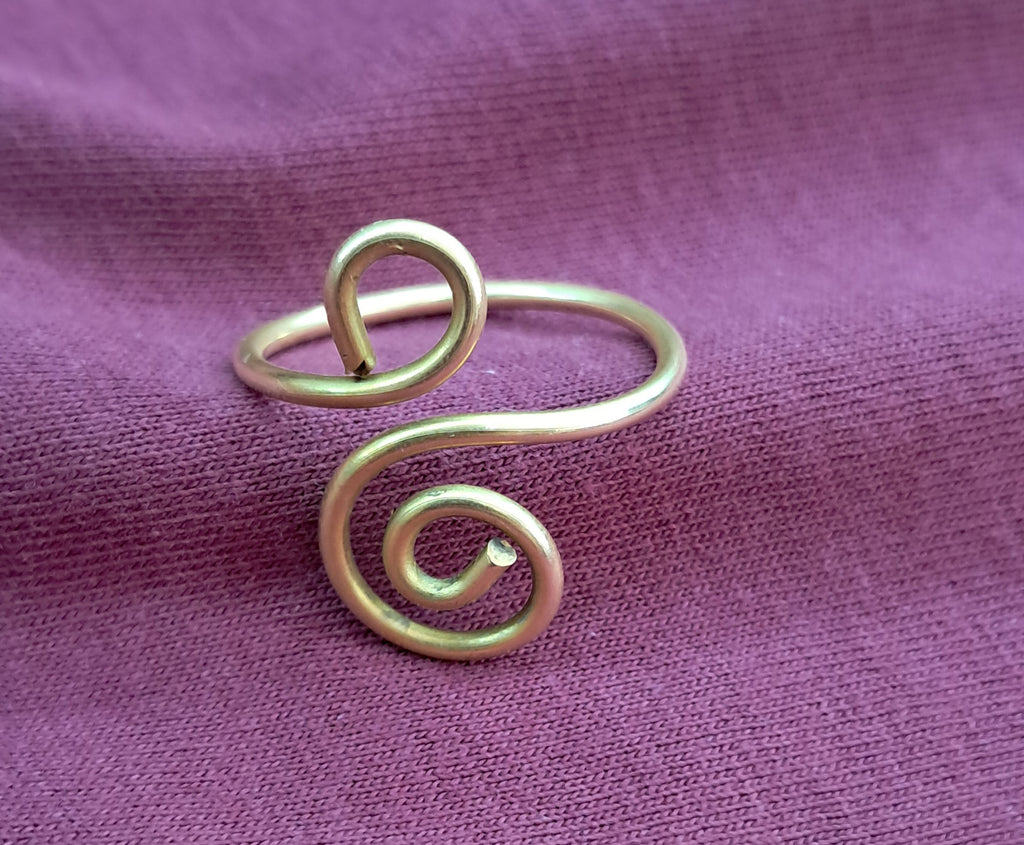 Anillo hecho a mano  bronce