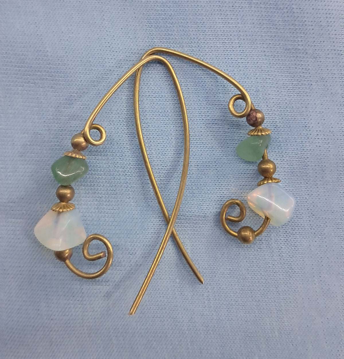 Pendientes aventurina